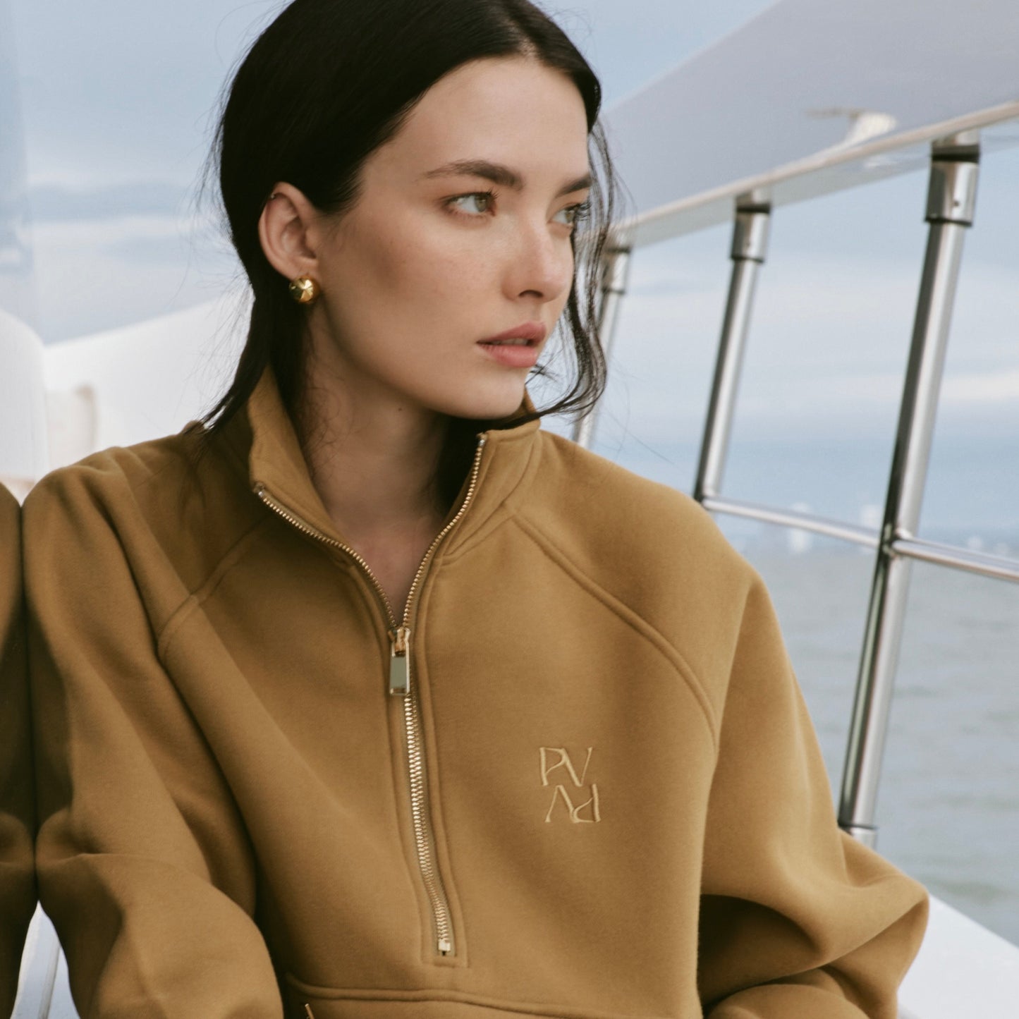 Coastal Half-Zip Sweater