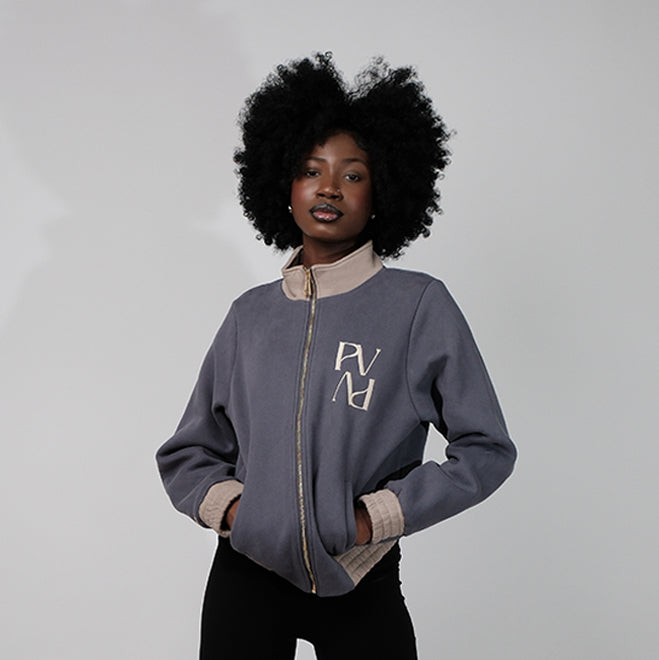 Track Star Zip-Up Sweater