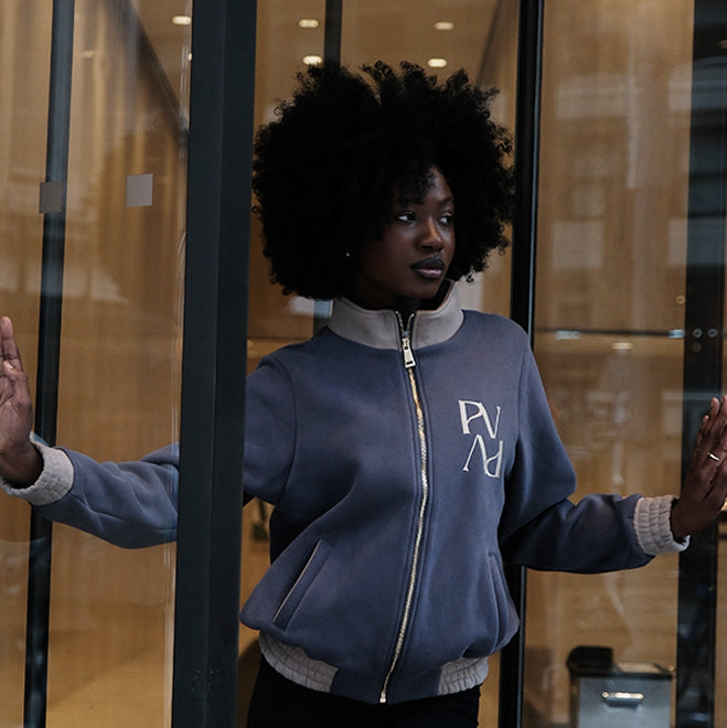 Track Star Zip-Up Sweater