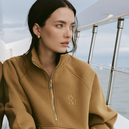 Coastal Half-Zip Sweater