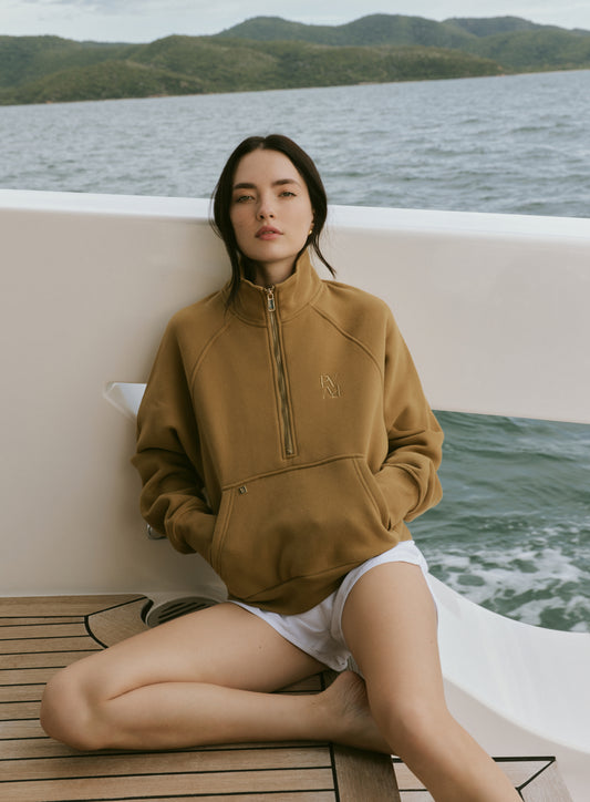 Coastal Half-Zip Sweater